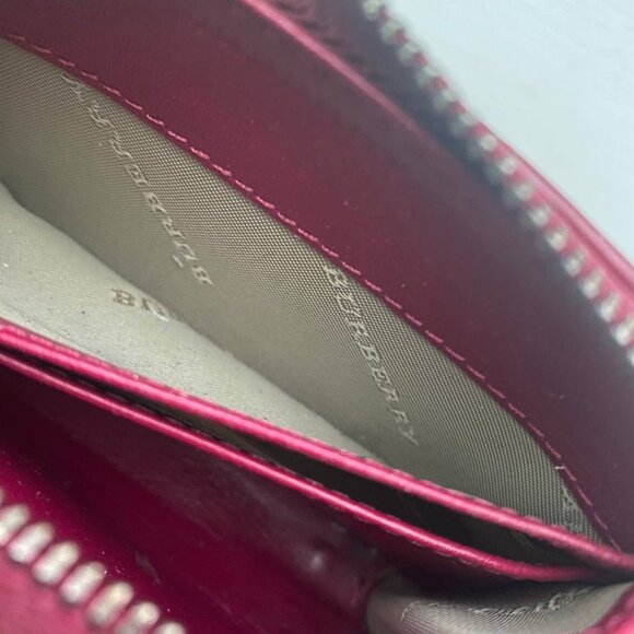 BURBERRY AUTHENTIC Vintage Wallet in Hot Pink - Picture 5 of 6